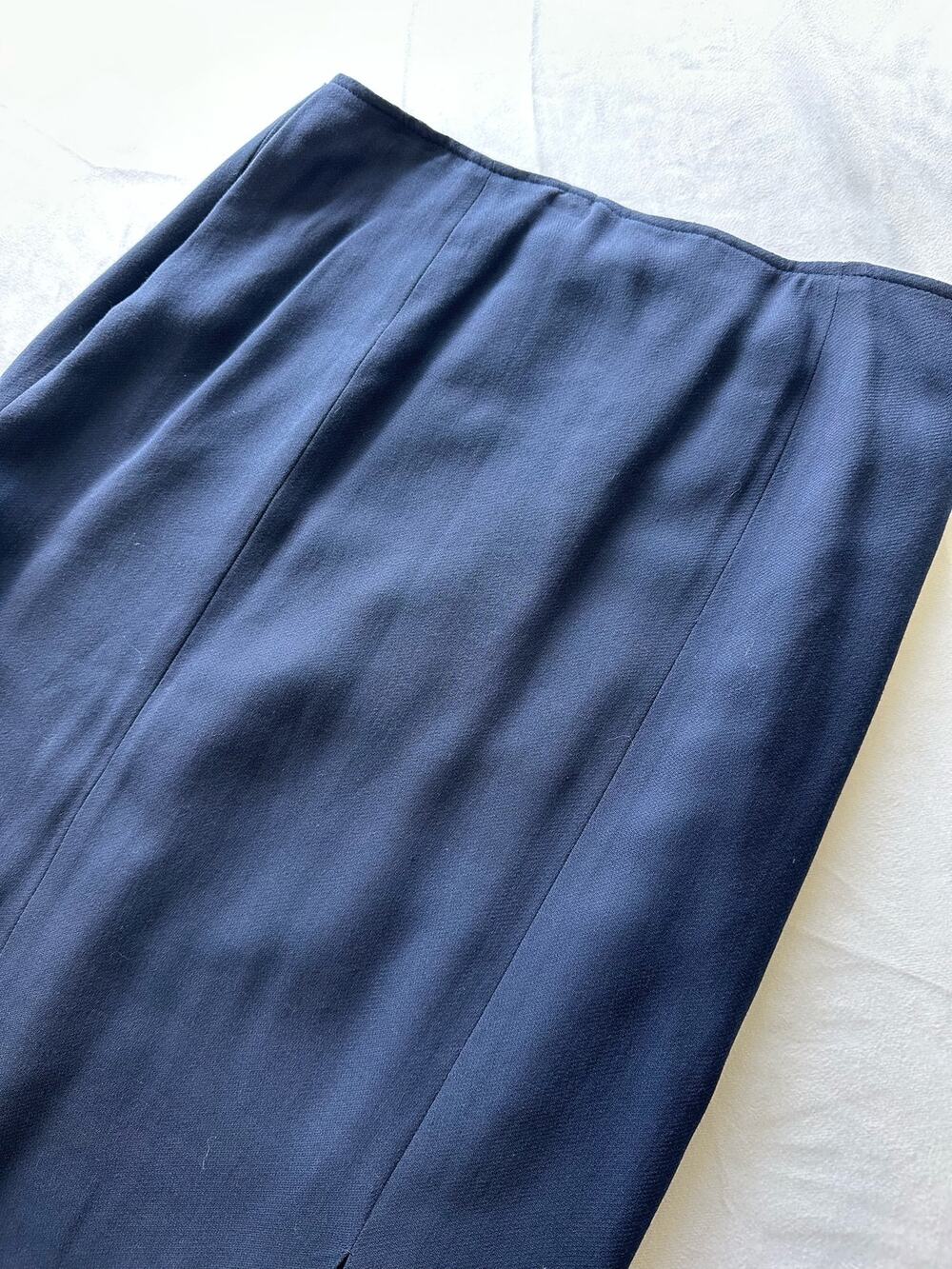 NWT Casual Corner Maxi Skirt Blue Size 8